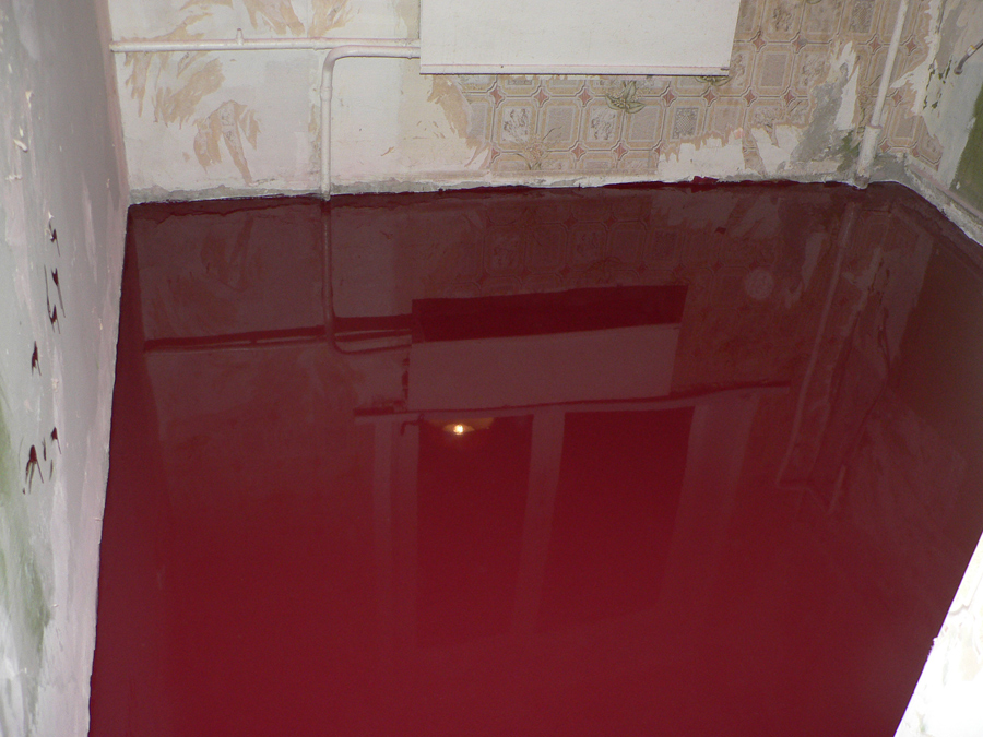 Наливной пол цветной