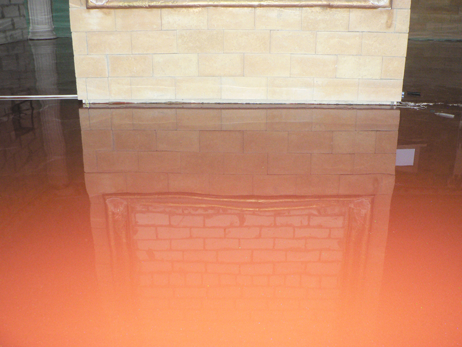 3D пол гостиная