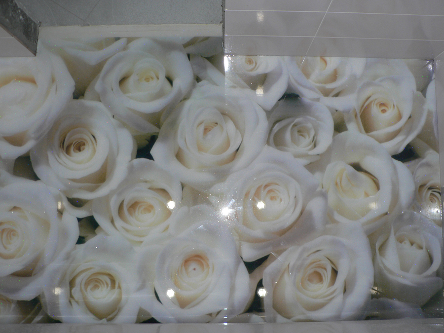 Пол "Роза" ванная