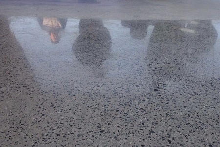 Полированные полы бетонные