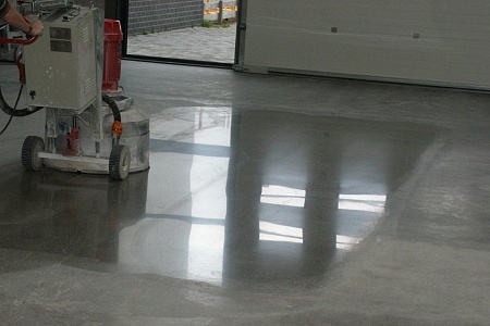 Полированные полы бетонные