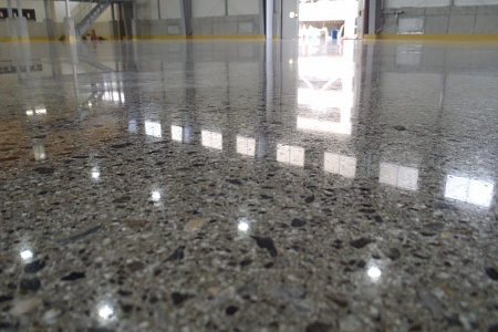 Полированные полы бетонные