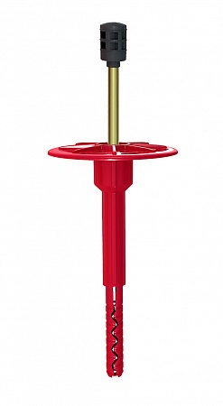 Полимерный тарельчатый дюбель с рёбрами ограничения глубины 2MH Полимерный тарельчатый дюбель с рёбрами ограничения глубины 2MH