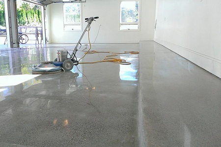 Полированные полы бетонные