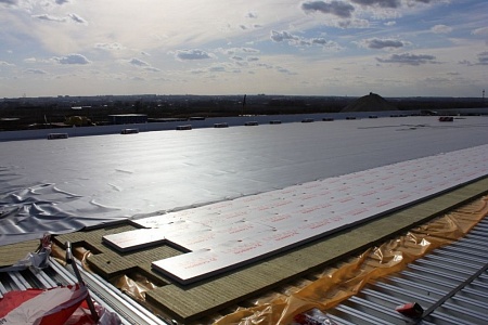 Кровля из мембраны ПВХ